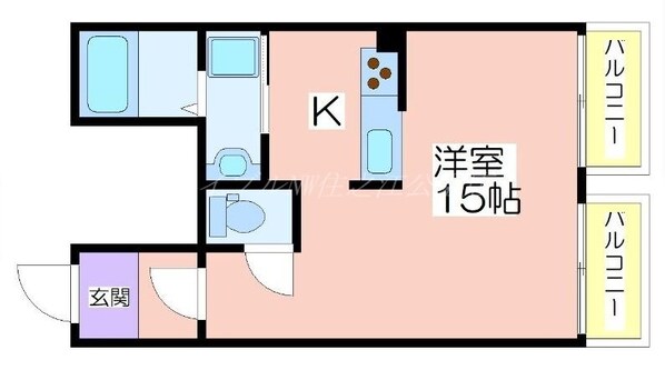 コットンライフMBSの物件間取画像